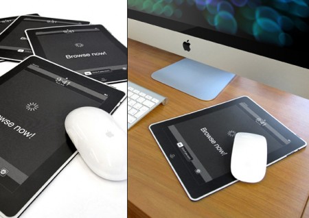El iPad, una alfombrilla para tu ratón 1