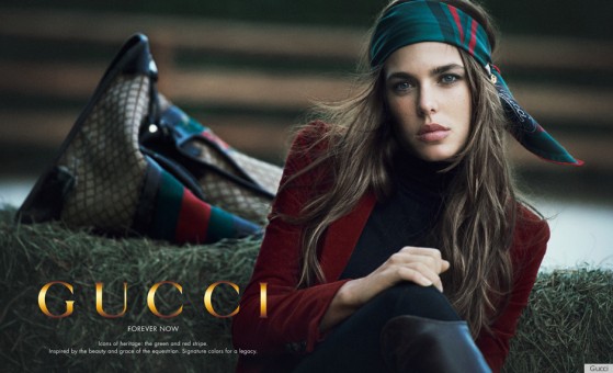 Carlota Casiraghi para Gucci