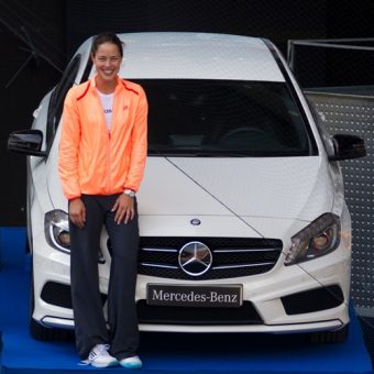 La tenista Ana Ivanovic acompaña la presentación del Nuevo Clase A de Mercedes 9 La tenista Ana Ivanovic acompaña la presentación del Nuevo Clase A de Mercedes 17