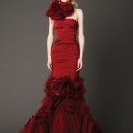 Vestidos de novia rojos de Vera Wang 3