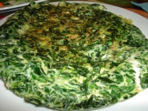 tortilla de espinacas