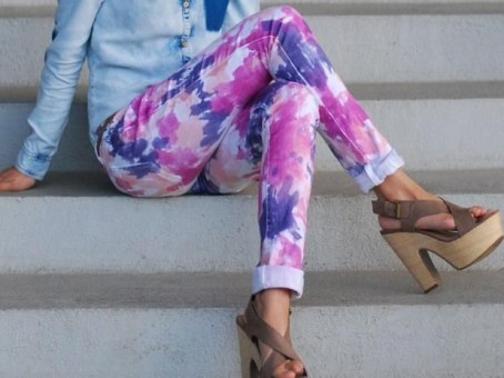 DIY pantalones estampados